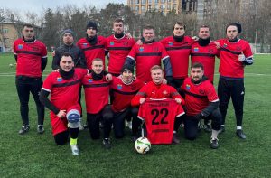 Спортсмены из Внукова одержали победу в чемпионате по футболу. Фото предоставил капитан ФК «Коруна» Денис Никулин